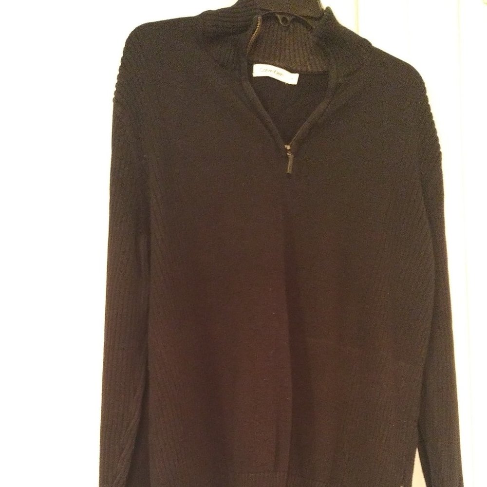 Nice men's calvin klein pullover black L - Picture 1 of 4